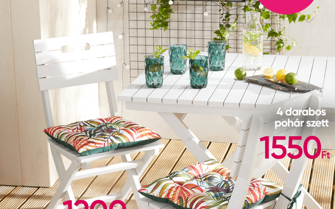 Itt a tavasz, élvezd a jó időt! Varázsold még színesebbé az erkélyt a PEPCO piknik kollekciójával!