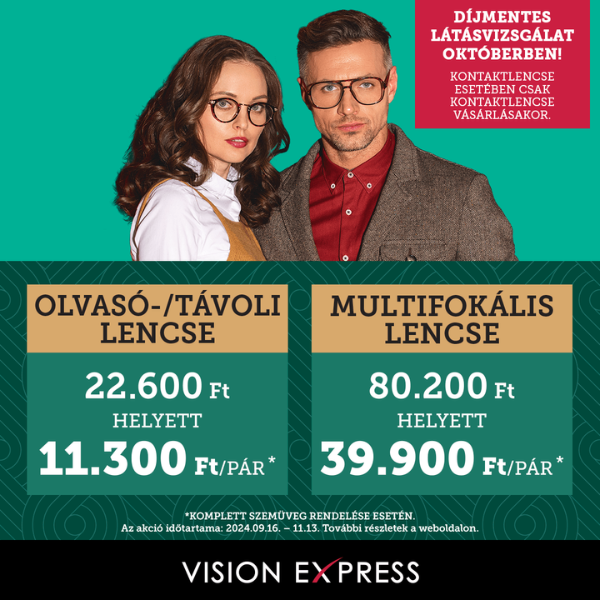 Vision Express: Őszi kedvezmények