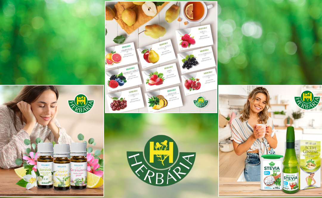 Herbária: Illóolajok, gyümölcsteák, édesítőszerek