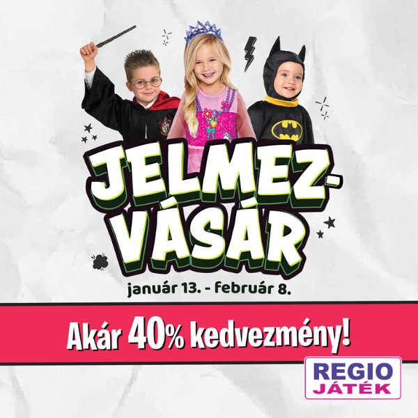 REGIO Játék: Akár 40% kedvezmény
