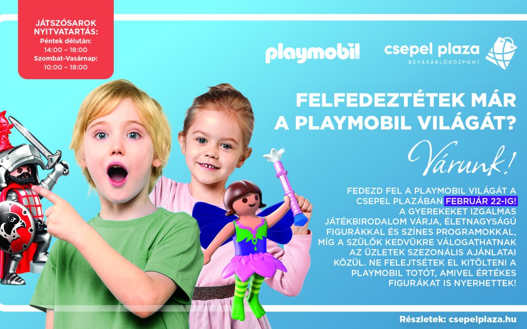 VÁR A VARÁZSLATOS PLAYMOBIL VILÁGA!