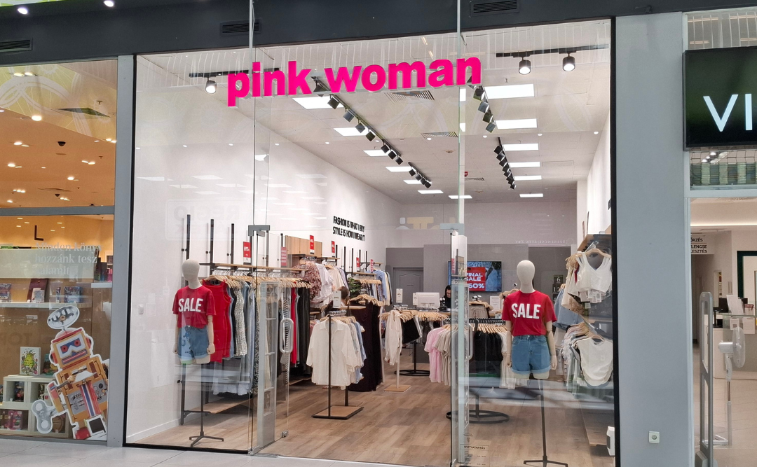 Megnyílt a Pink Woman üzlet a Csepel Plazában